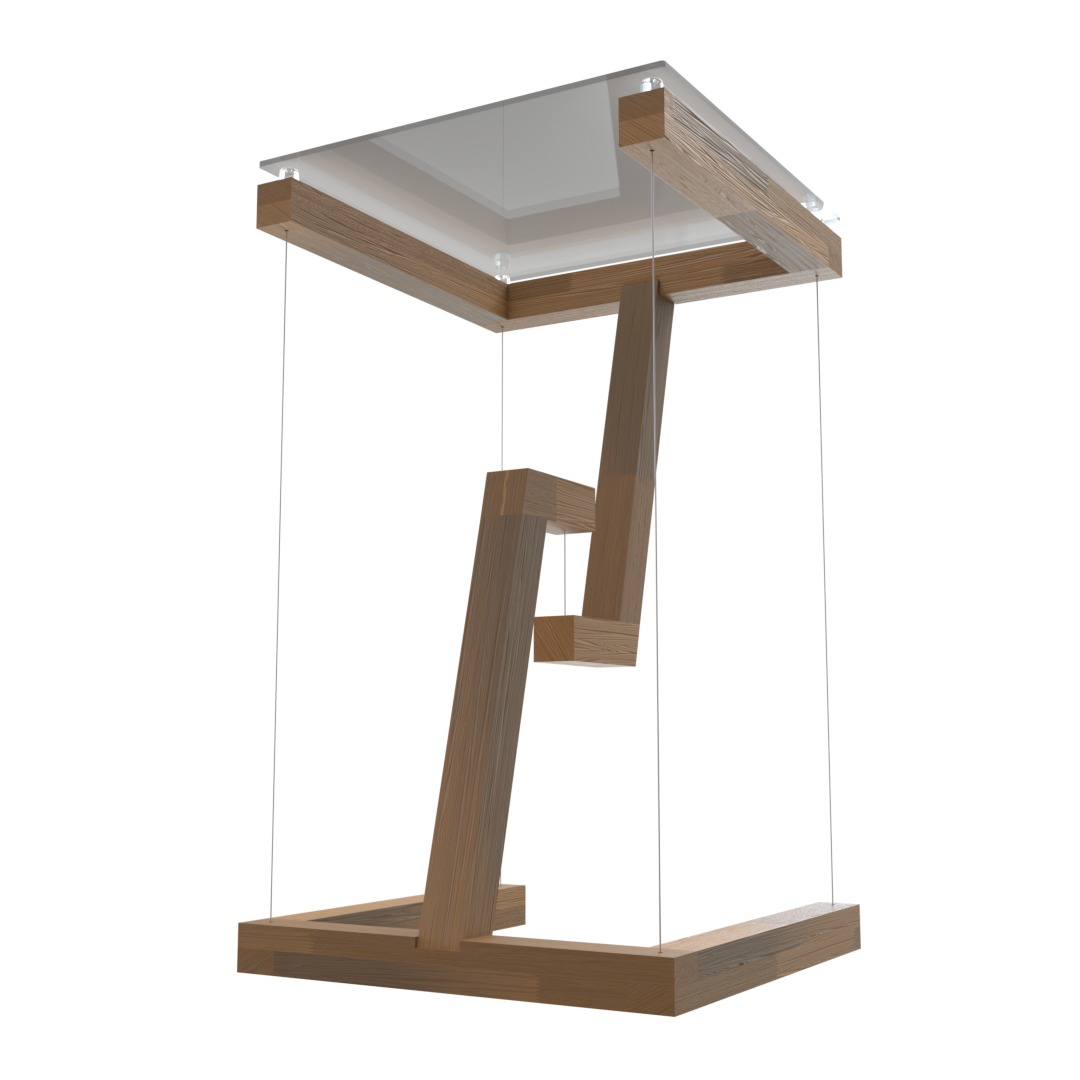 Designer Table 3D model_4