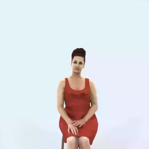 Yearn 22K Listening Sitting Casual Woman