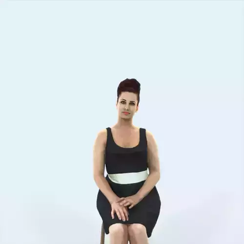 Yearn 22C Listening Sitting Casual Woman