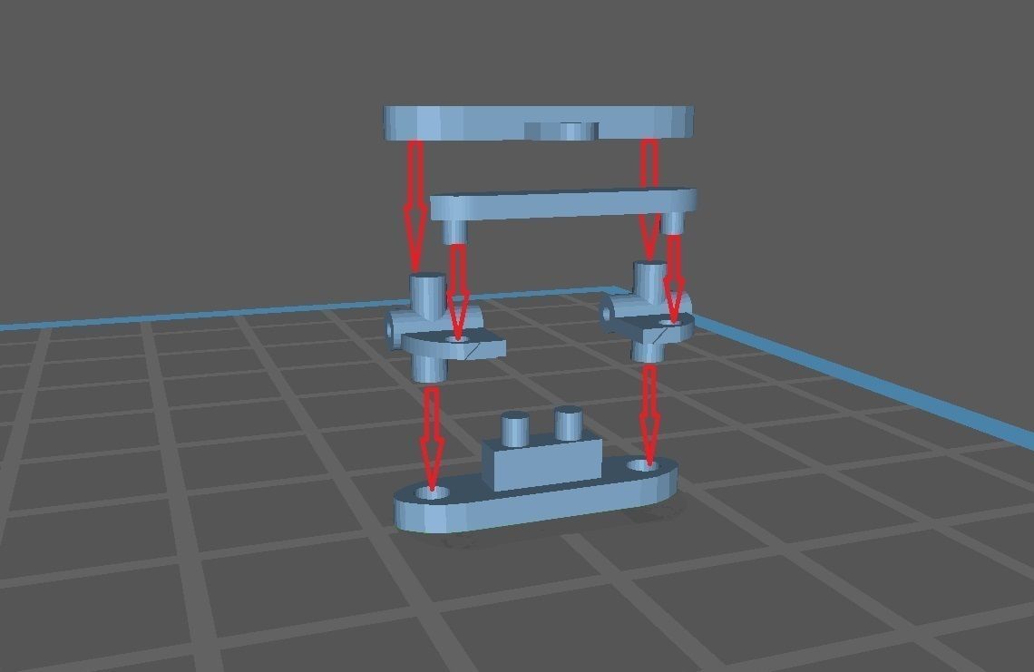 RACK DE DIRECCION MOVIL PARA GIRAR RUEDAS 1 64 DRIFT RACE 3D print model_4