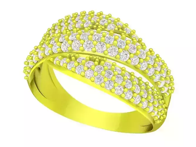 5731 luxury diamond women ring hongkong diamond ring 