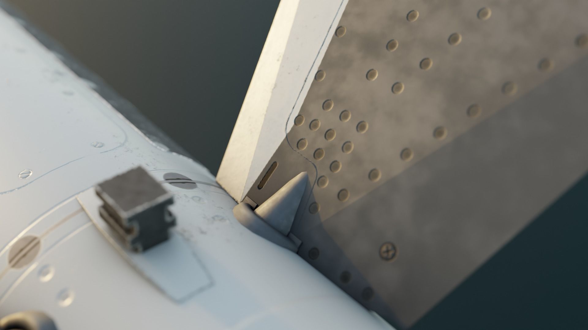 R-27T air-to-air missile Low-poly 3D model_1