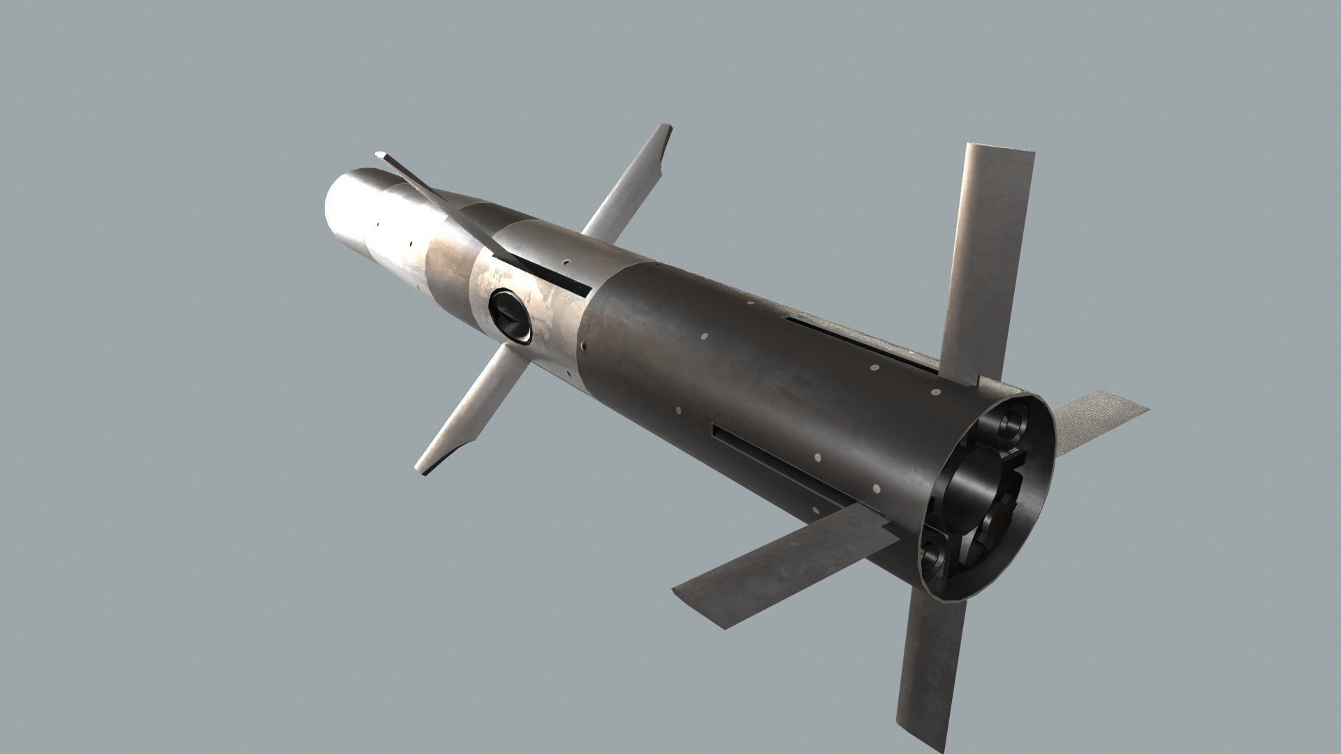 Missile Launcher BGM-71D TOW-2 X2 3D model_8