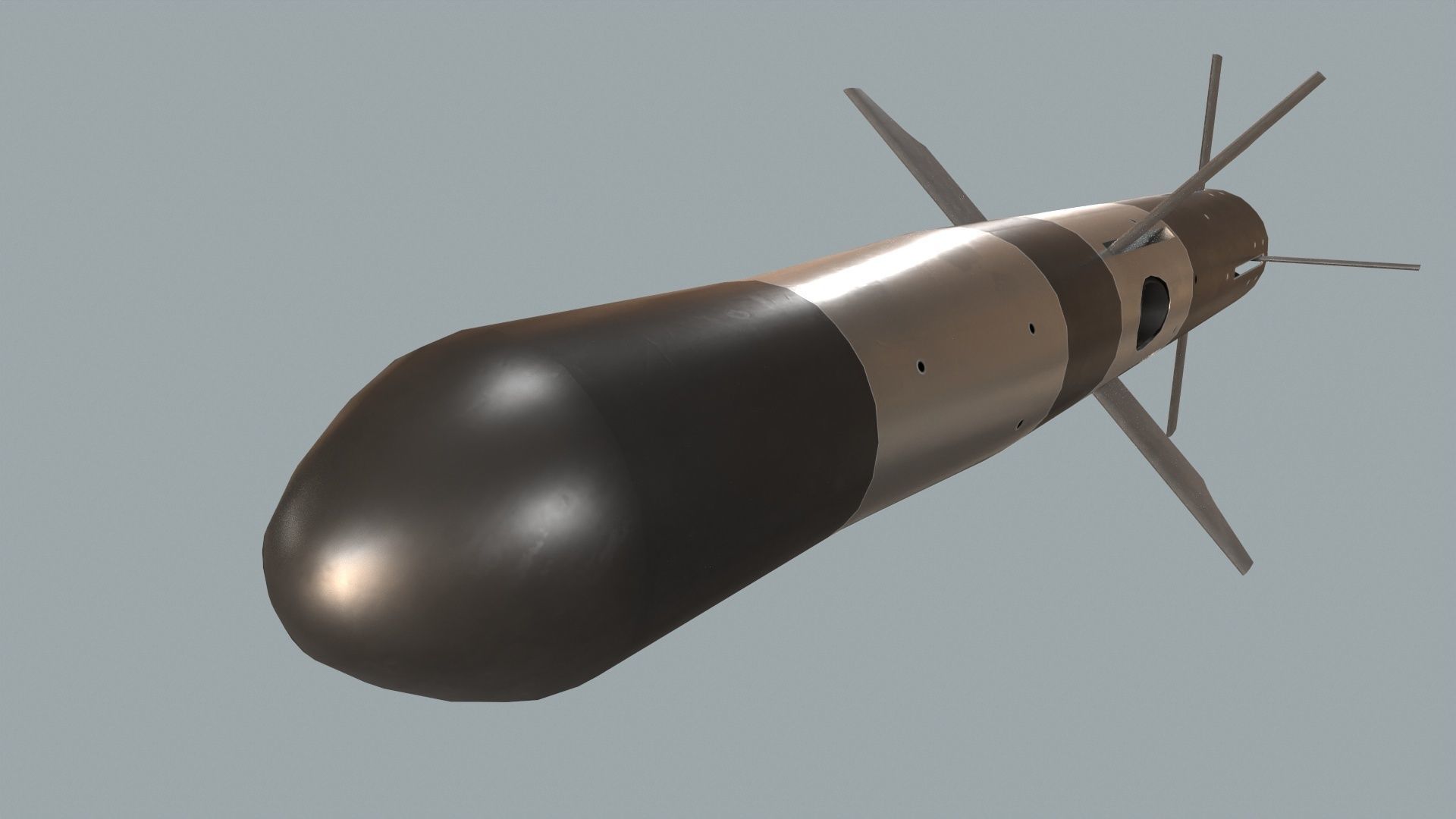 Missile Launcher BGM-71D TOW-2 X2 3D model_11