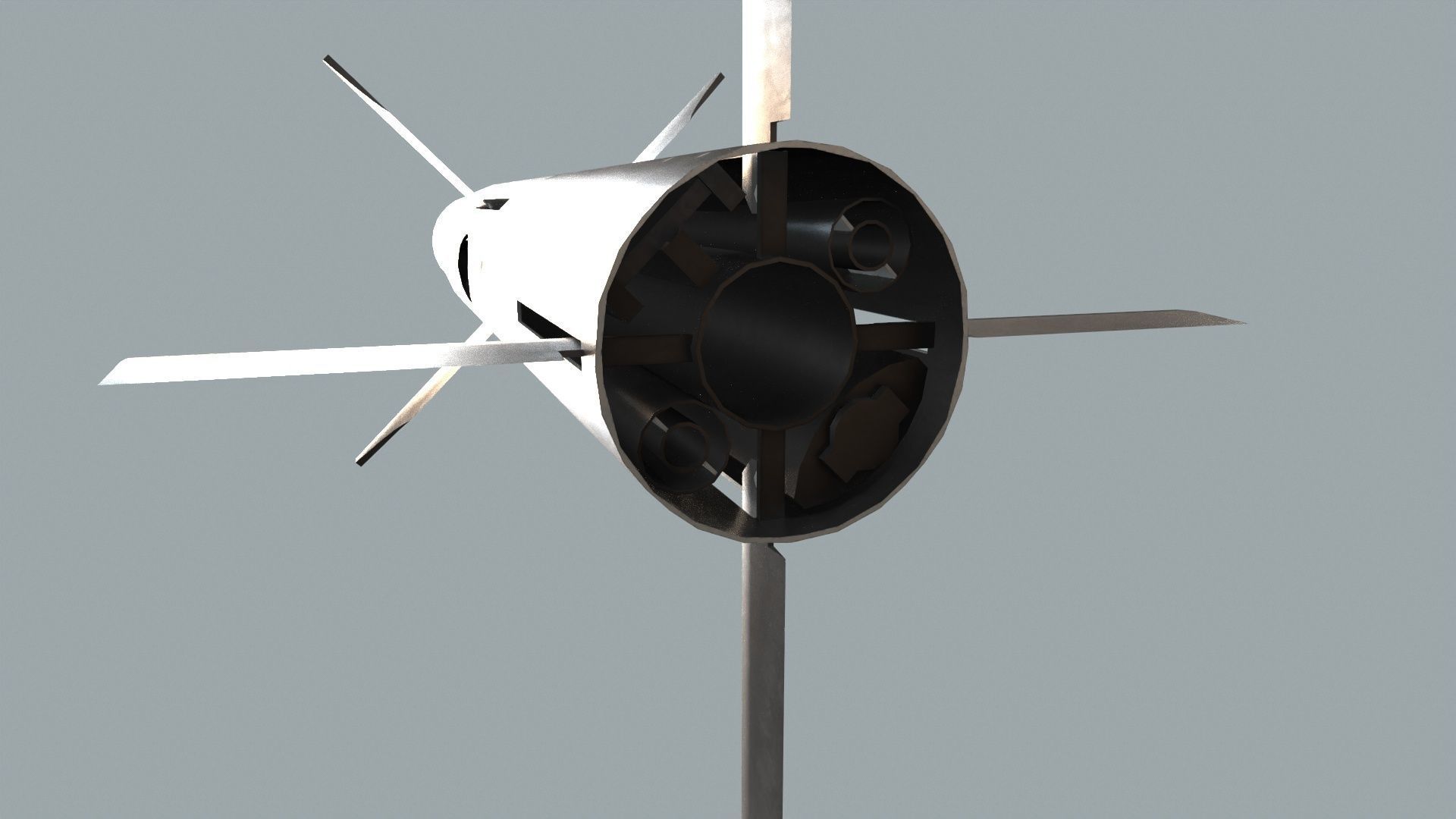 Missile Launcher BGM-71D TOW-2 X2 3D model_10