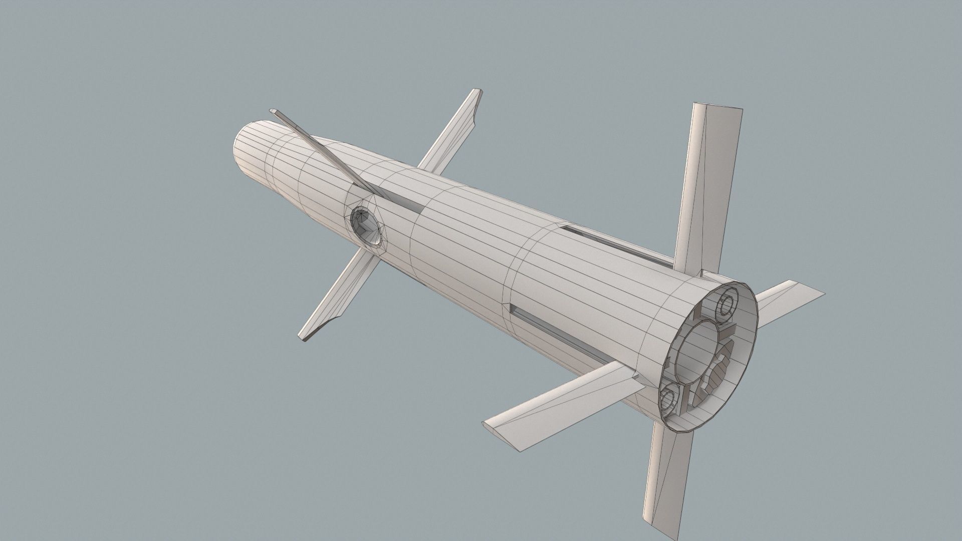 Missile Launcher BGM-71D TOW-2 X2 3D model_18