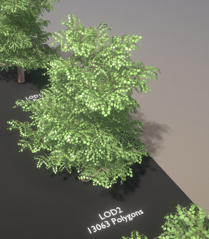Empress-Tree Package Low-poly 3D model_33