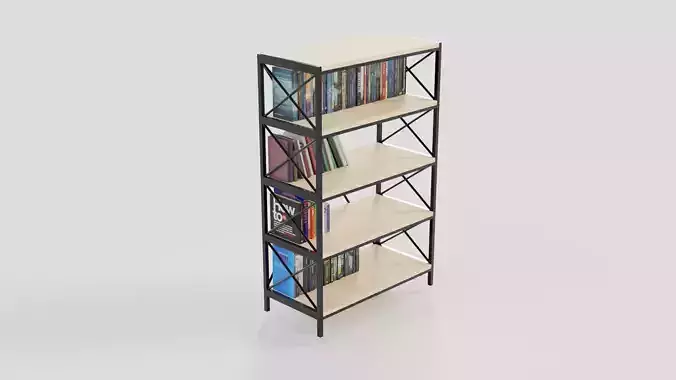 Book shelf 3d model