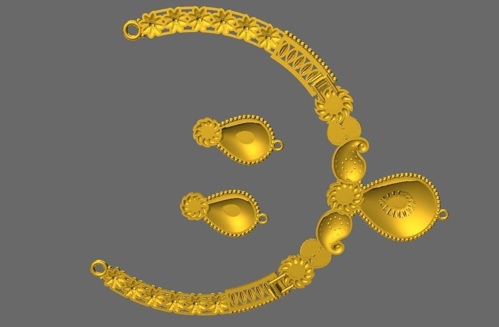 neckles 3D print model_4