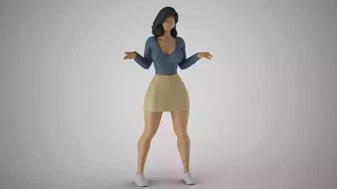 Girl Try to Tell Troubles