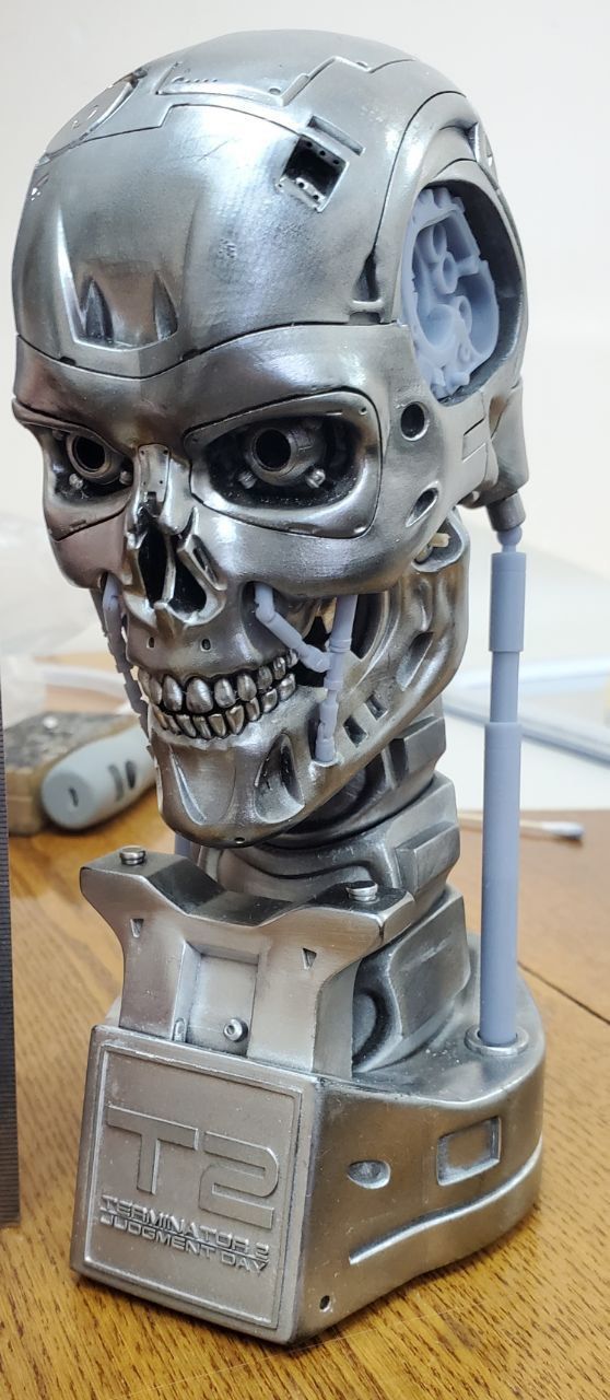 T-800 Skull Terminator 2 Judgment Day Replica 3D print model_5