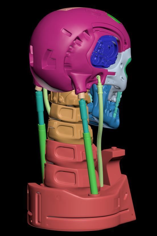 T-800 Skull Terminator 2 Judgment Day Replica 3D print model_33