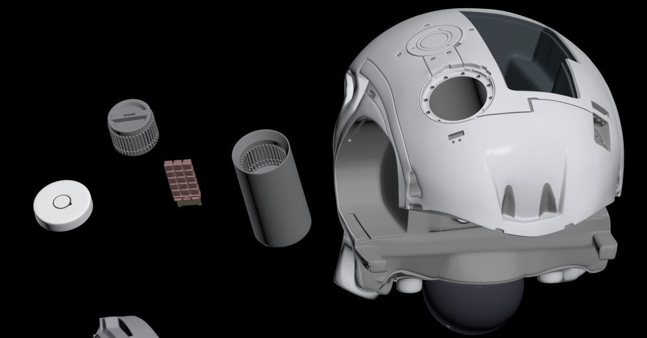 T-800 Skull Terminator 2 Judgment Day Replica 3D print model_25