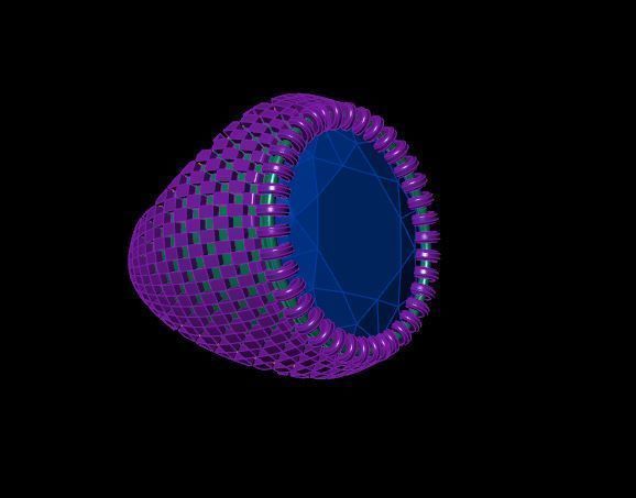 Rings 3D print model_2