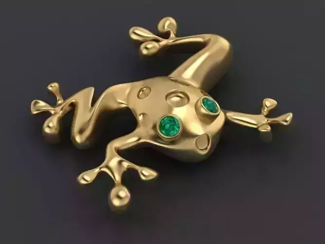 cute frog pendant