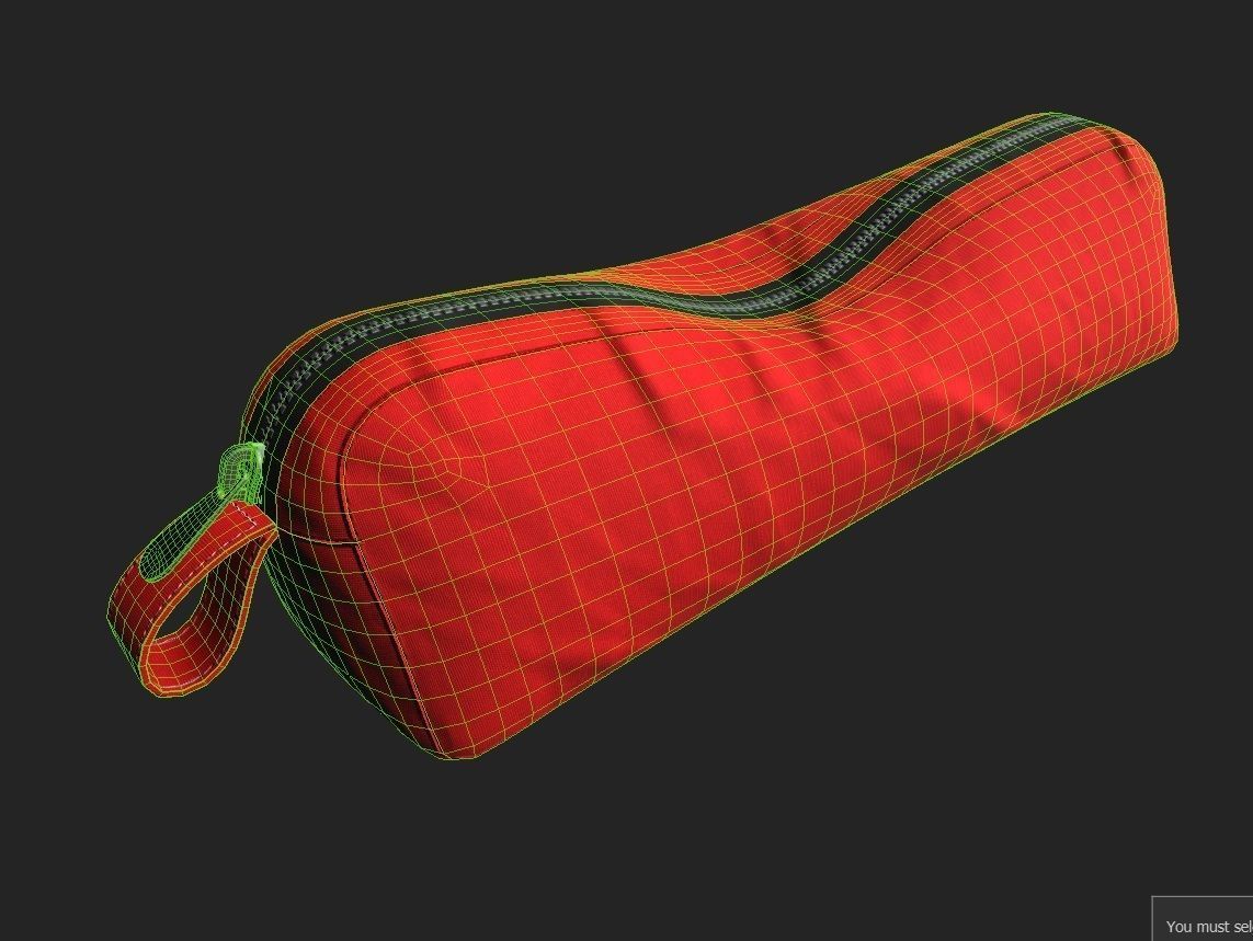 Pencil Case M04 Low-poly 3D model_1