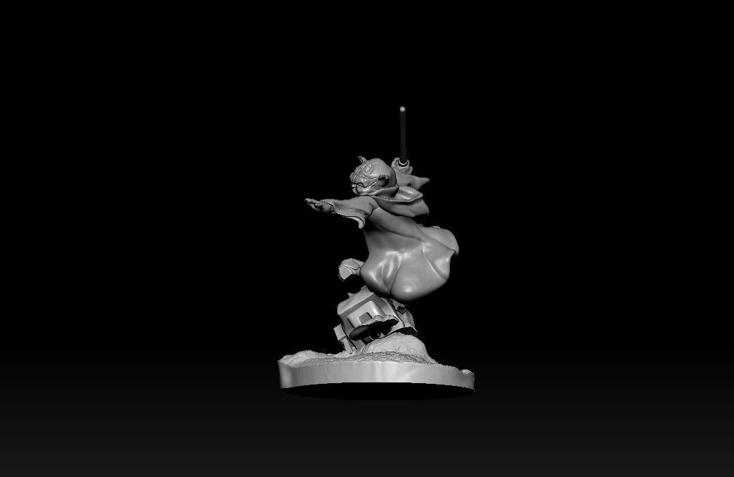 Yoda star wars 3D print model_24