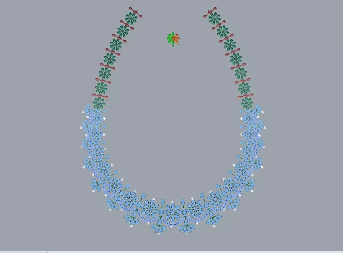 necklace 3D print model_0