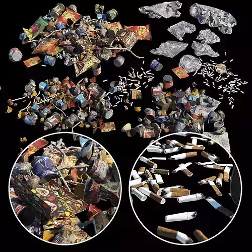 Trash 3D model