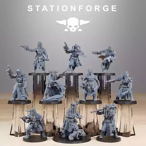 Corrupted Guard Sectarians  3D print model