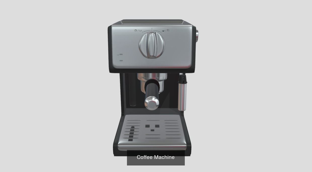 Coffee Machine Pack  3D Model Collection_3