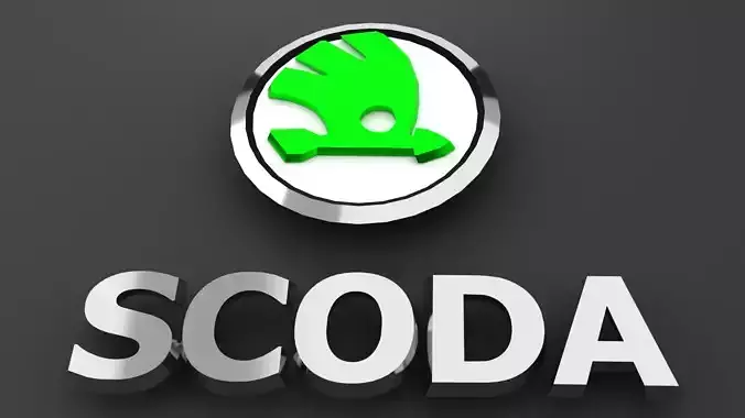 Cars logo set 3D model