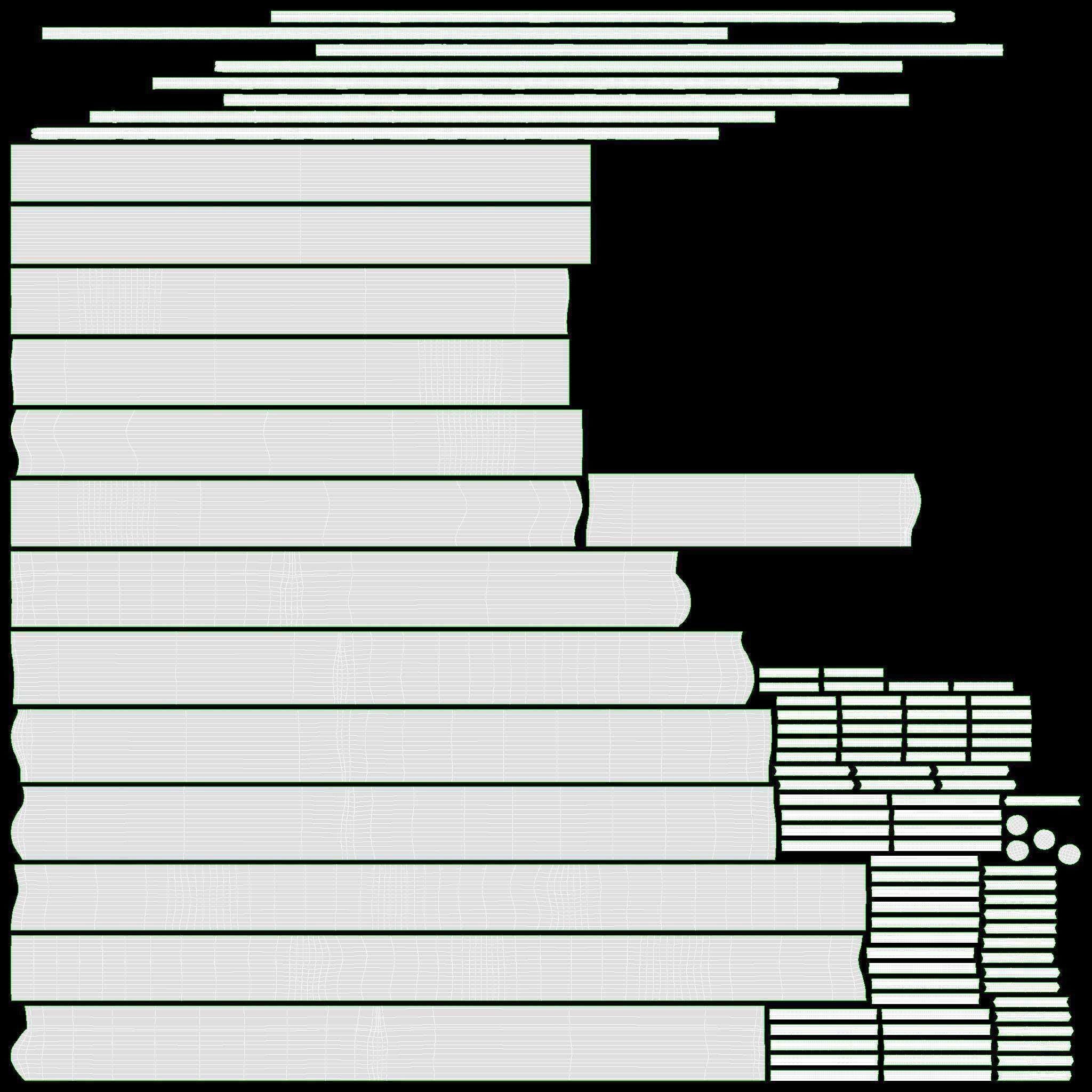 Armchair Baker Knot 3D model_13