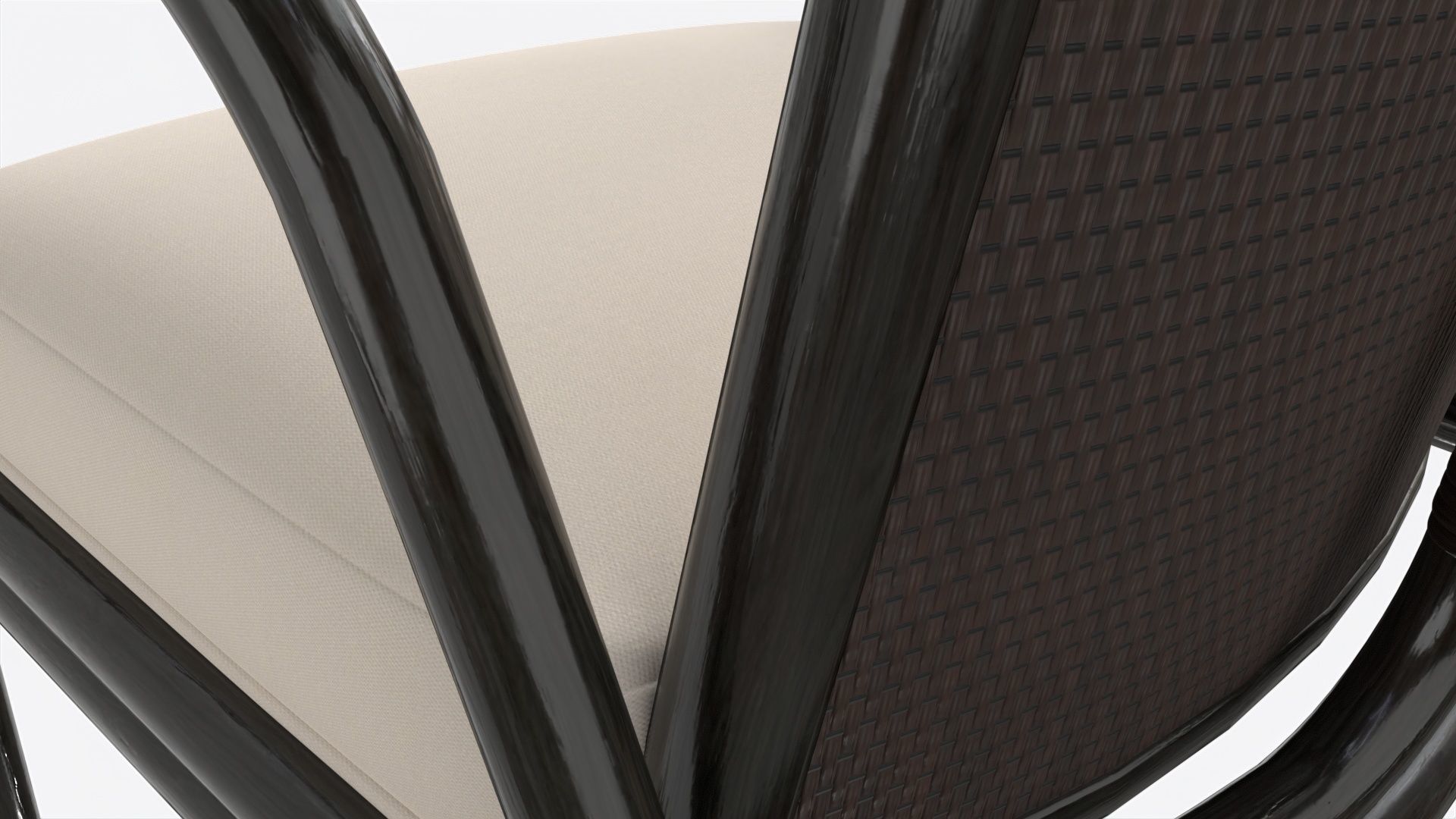 Armchair Baker Knot 3D model_6