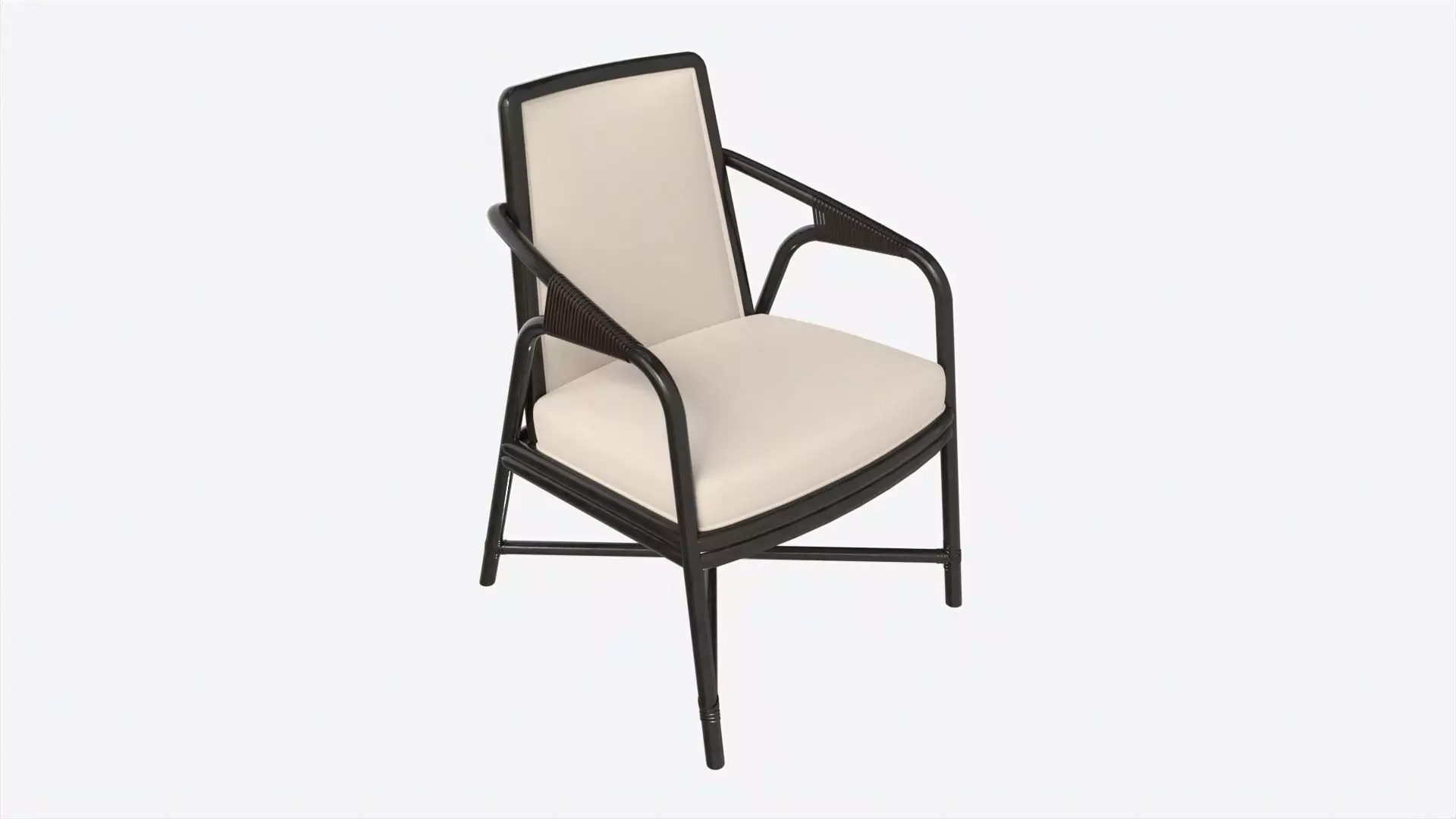 Armchair Baker Knot 3D model_0