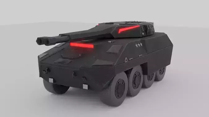Imperator Bavarium from Just Cause 3 Low-poly 3D model