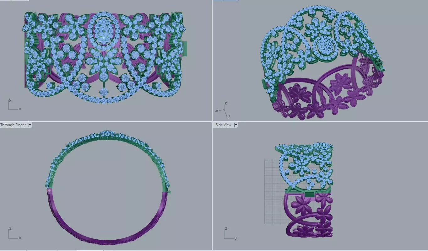 bangle  3D print model_0