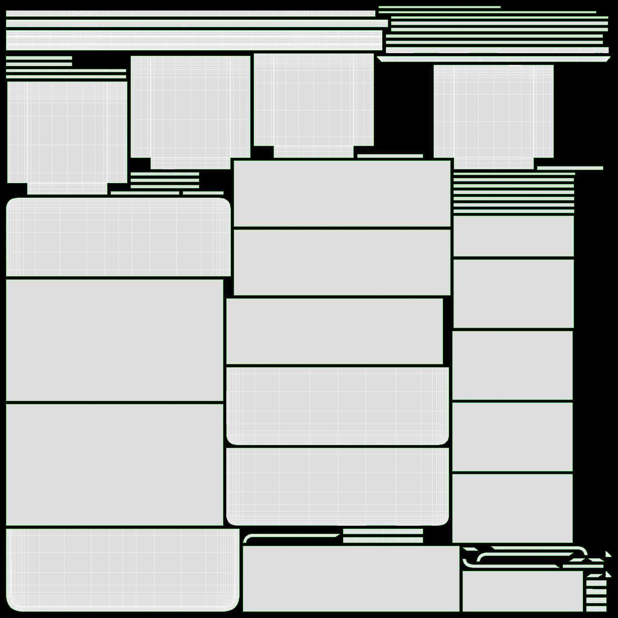 Cabinet Baker Bastille 3D model_11