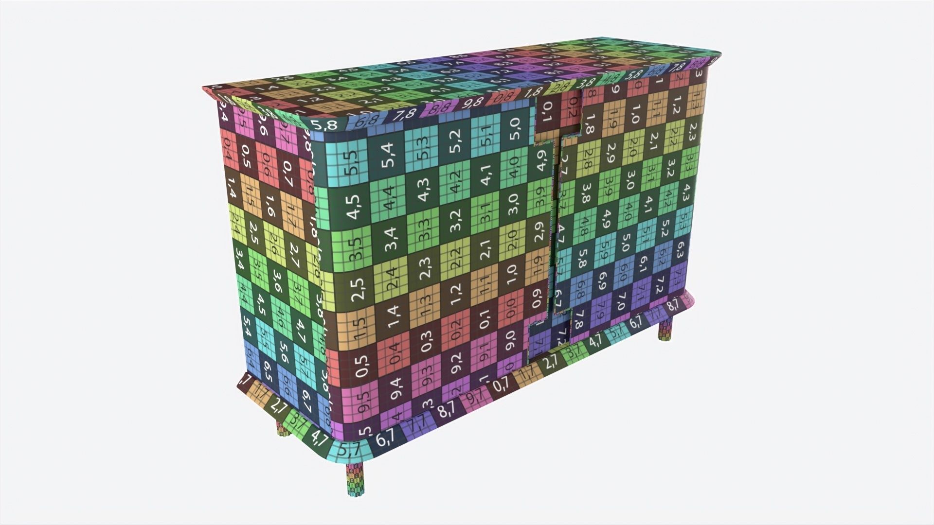 Cabinet Baker Bastille 3D model_8