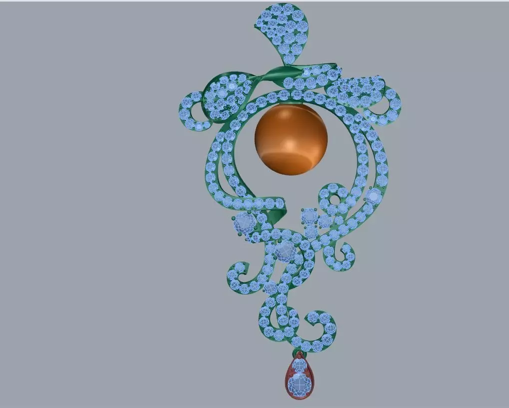 pendant 3D print model_0