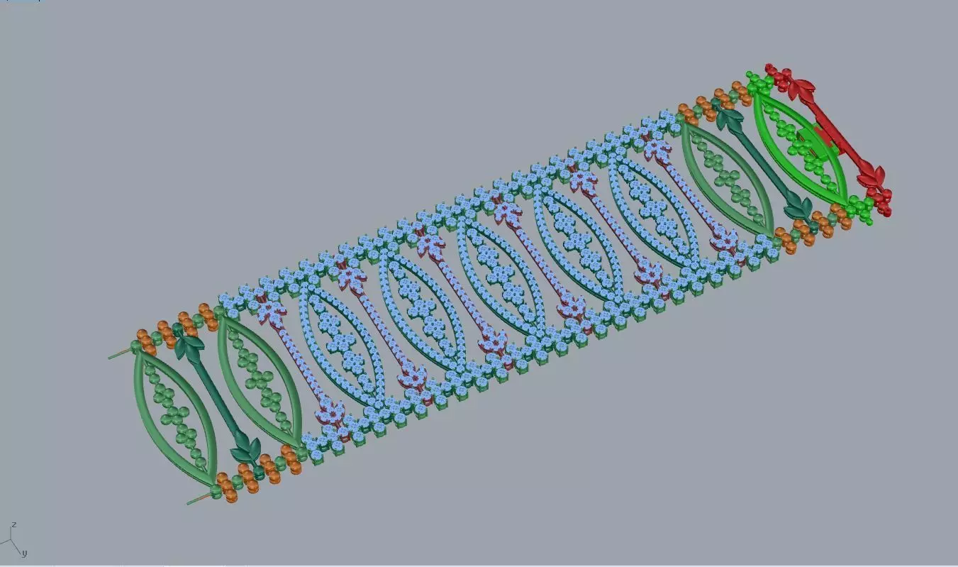 bracelet 3D print model_0