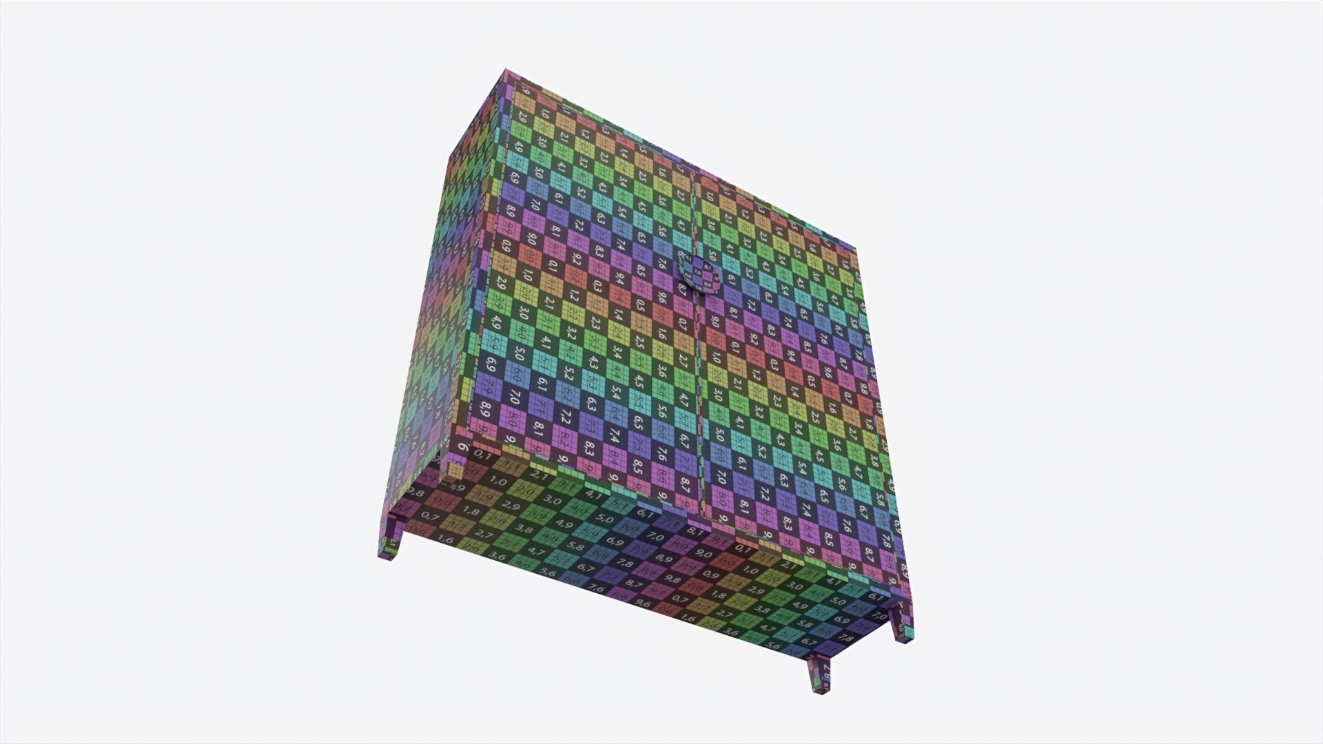 Cabinet Baker Odeon 3D model_9