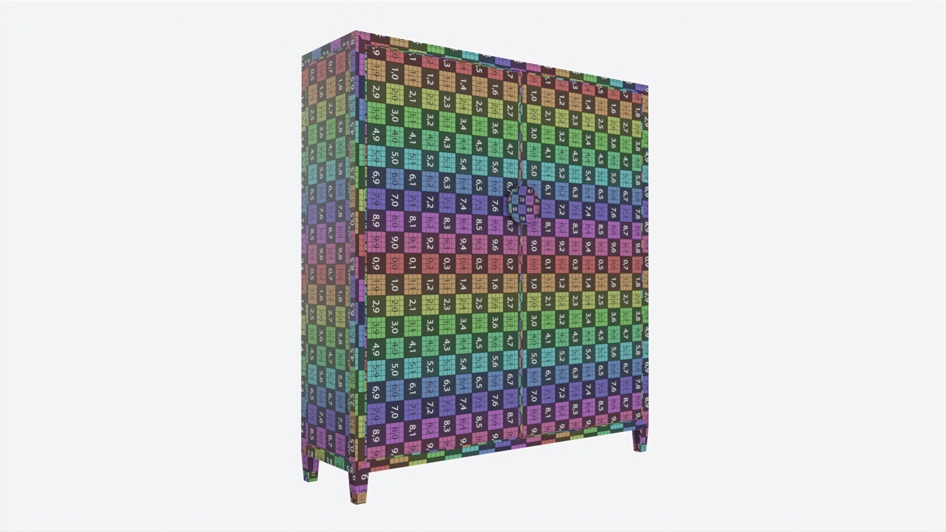 Cabinet Baker Odeon 3D model_8