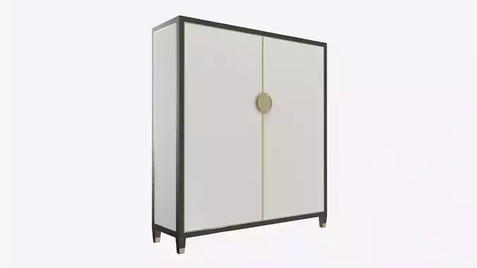 Cabinet Baker Odeon 3D model