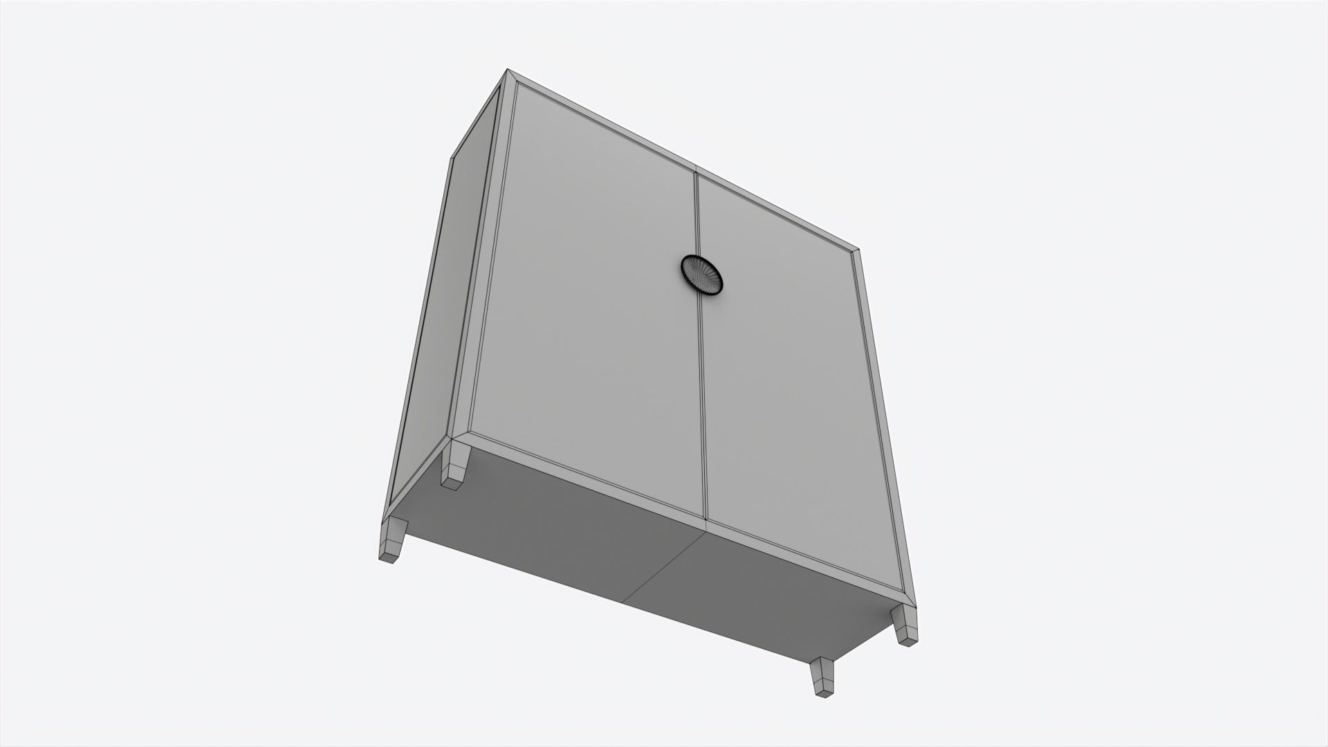 Cabinet Baker Odeon 3D model_7