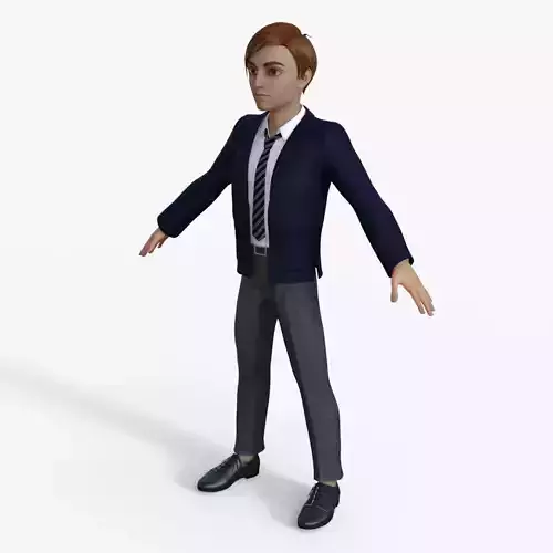 High School Student Boy