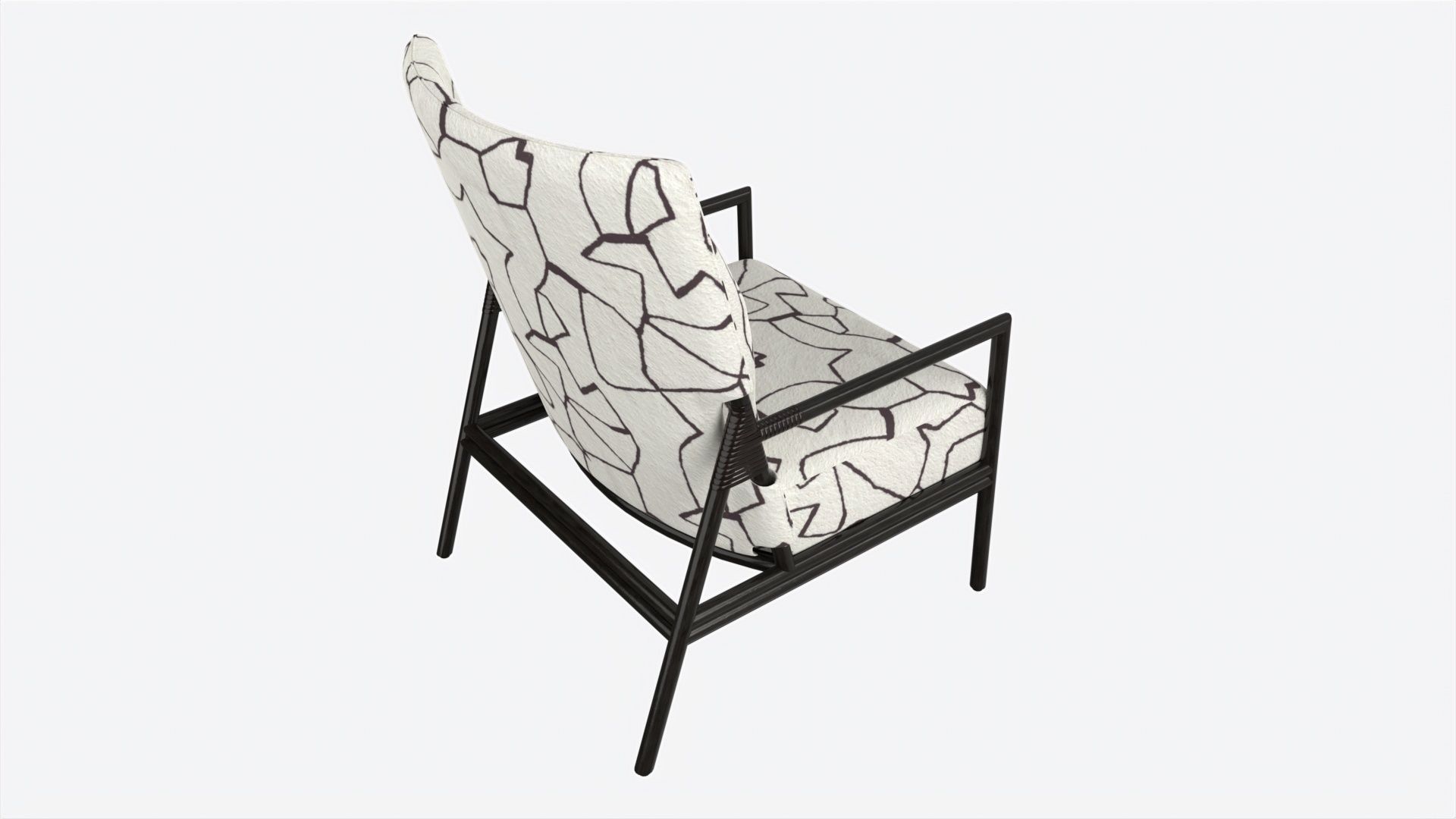 Chair Baker Brazos 3D model_2