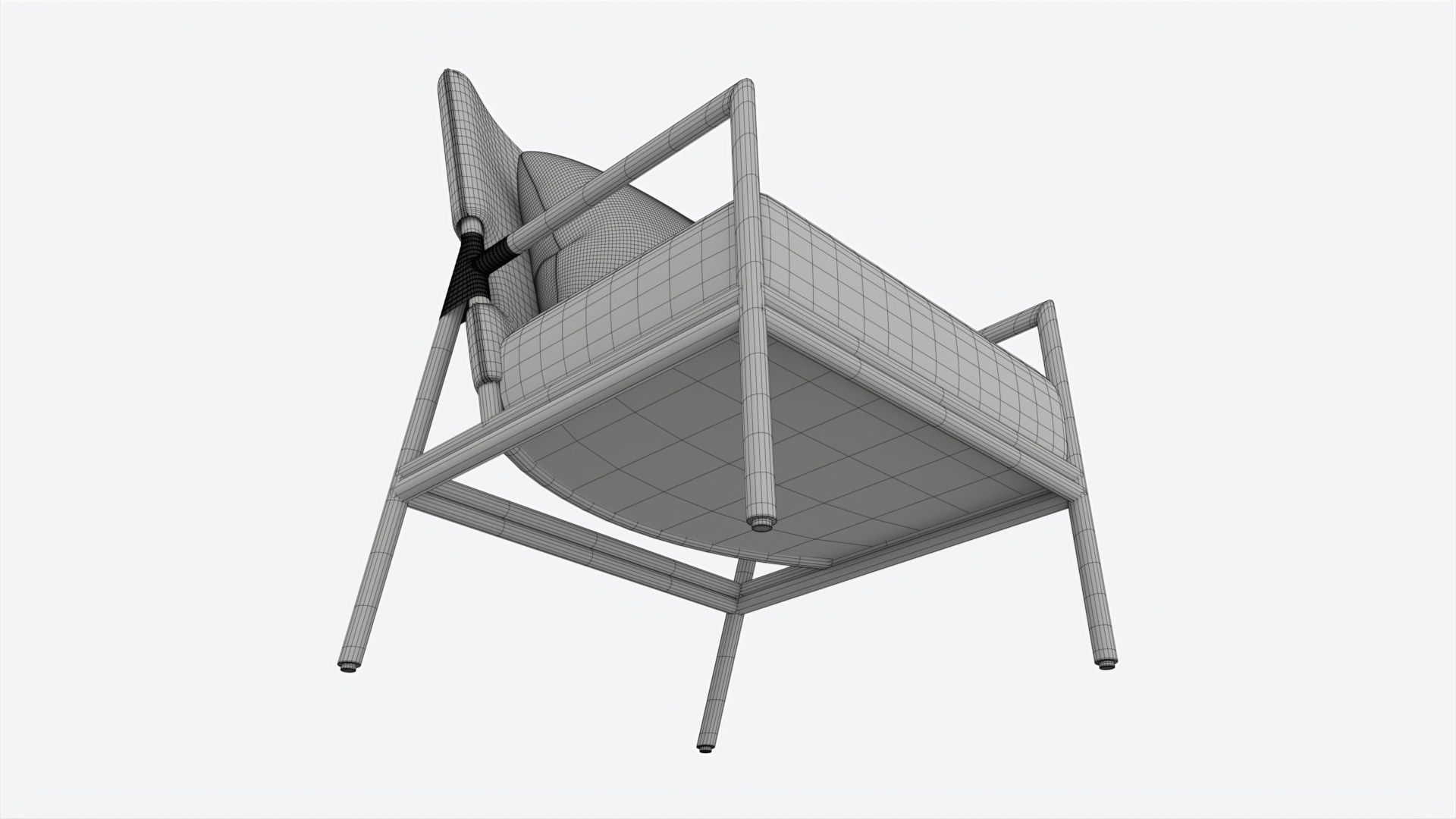 Chair Baker Brazos 3D model_7