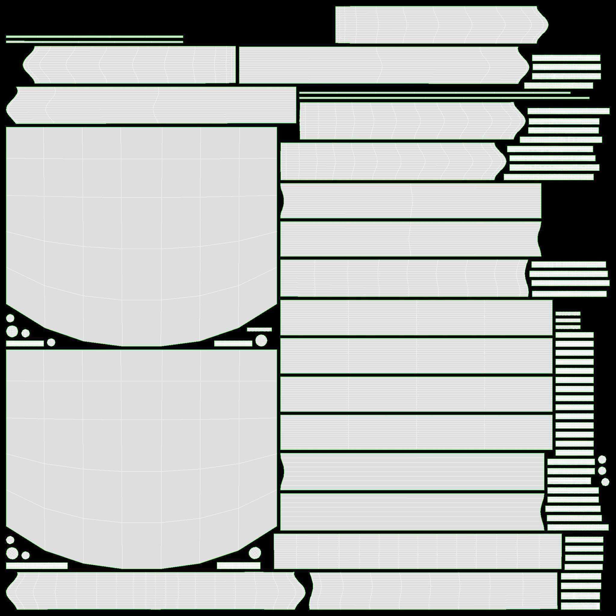 Chair Baker Brazos 3D model_11