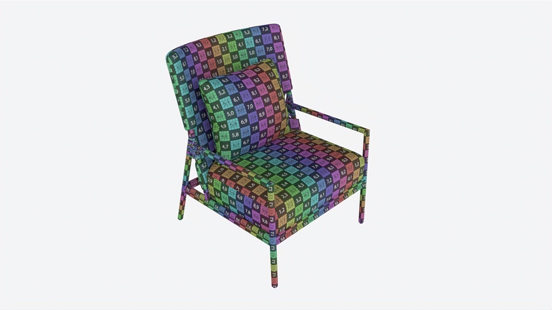 Chair Baker Brazos 3D model_8