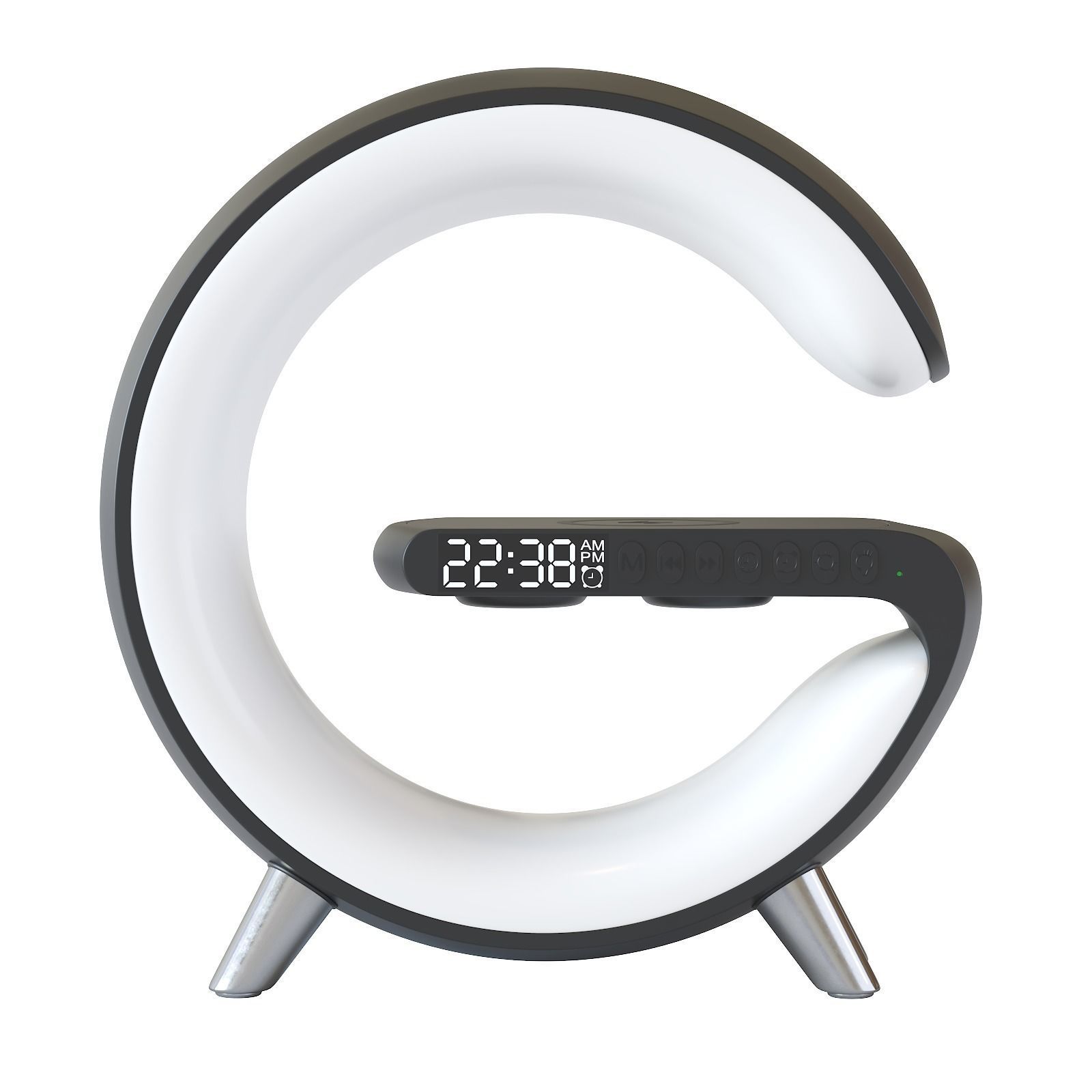 Led table lamp with wireless charging 3D model_13