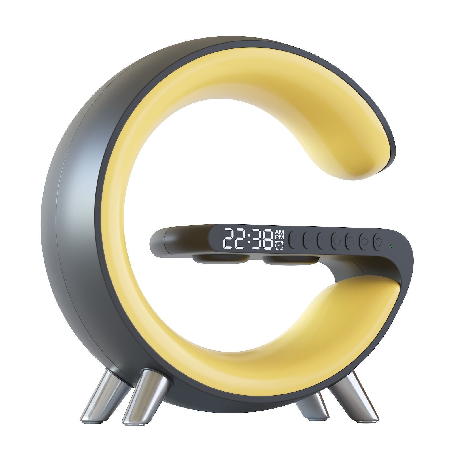 Led table lamp with wireless charging 3D model_28