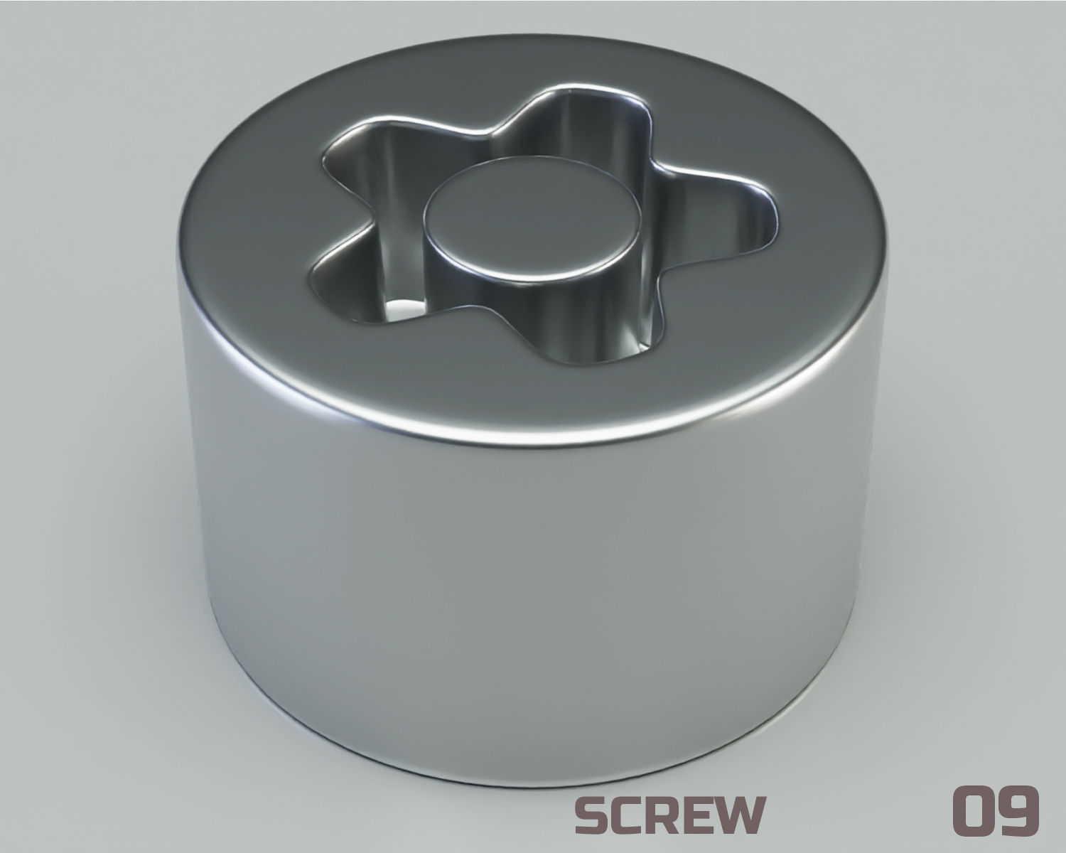 Hard Surface Kitbash Regulators Screws Overlays 3D model_65