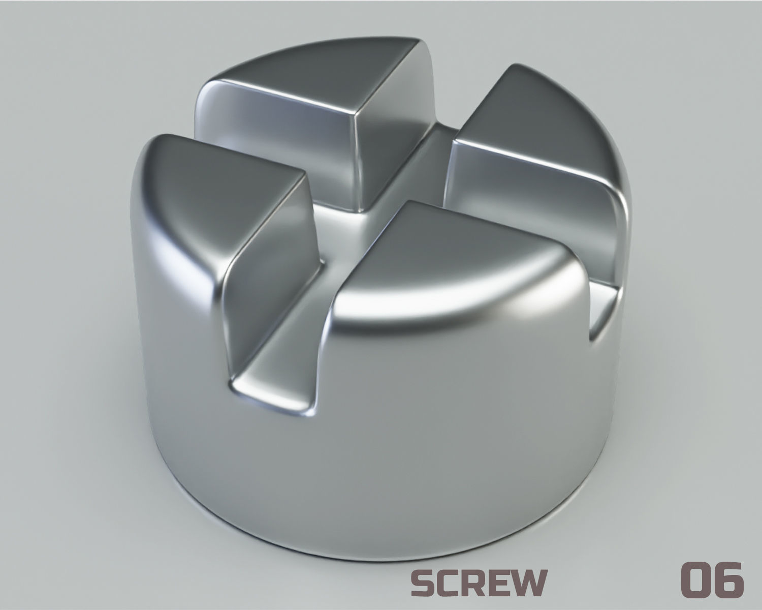 Hard Surface Kitbash Regulators Screws Overlays 3D model_62