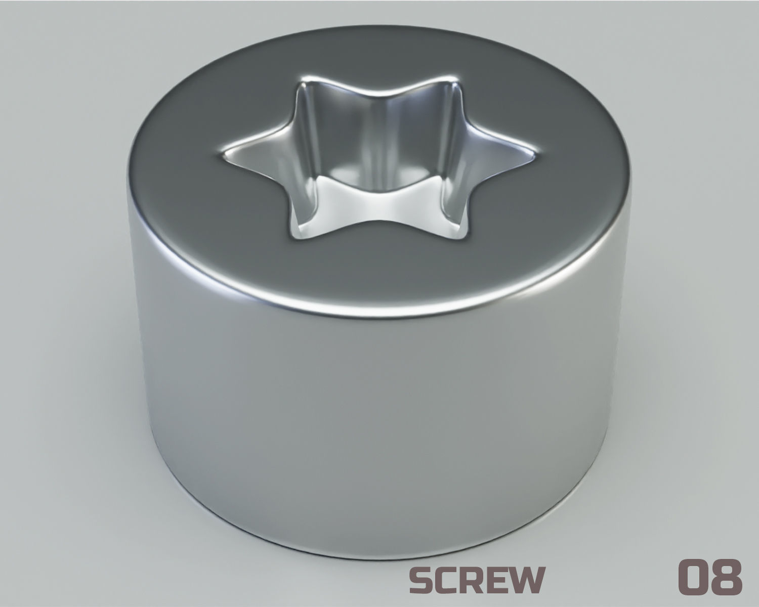 Hard Surface Kitbash Regulators Screws Overlays 3D model_64