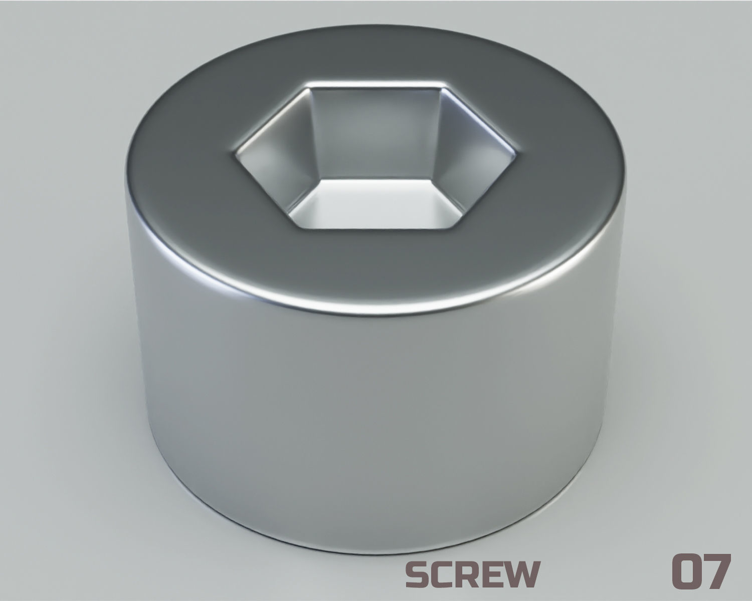 Hard Surface Kitbash Regulators Screws Overlays 3D model_63